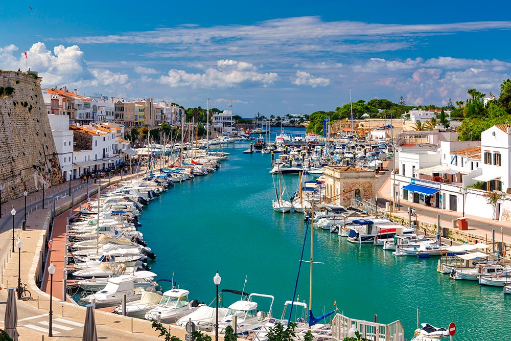 Puerto de la Ciutadella en Menorca